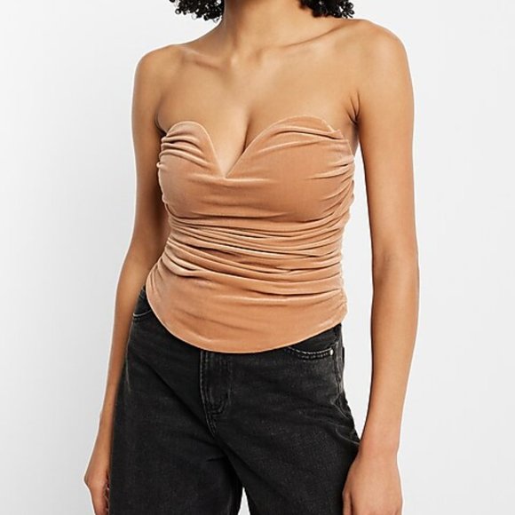 👛 Corset Cowl Neck Top - From Express 👛 - Picture 5 of 6
